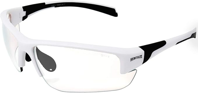 Global Vision Hercules 7 Safety Sunglasses Photochromic Auto-Darkening Clear to Smoke Lens ANSI Z87.1