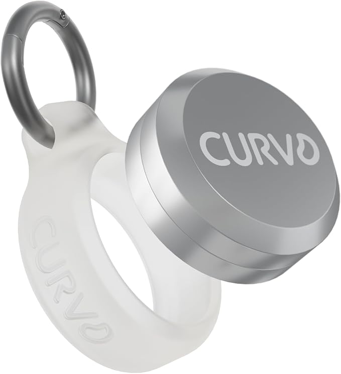 CURVD Premium Carrying Case - Durable Travel Keychain Container, Small Waterproof Holder for Earplugs, Pills, Coins Compatible with Loop, Eargasm & Vibes, or Compact Mini Purse Pill Box (2 Pack)