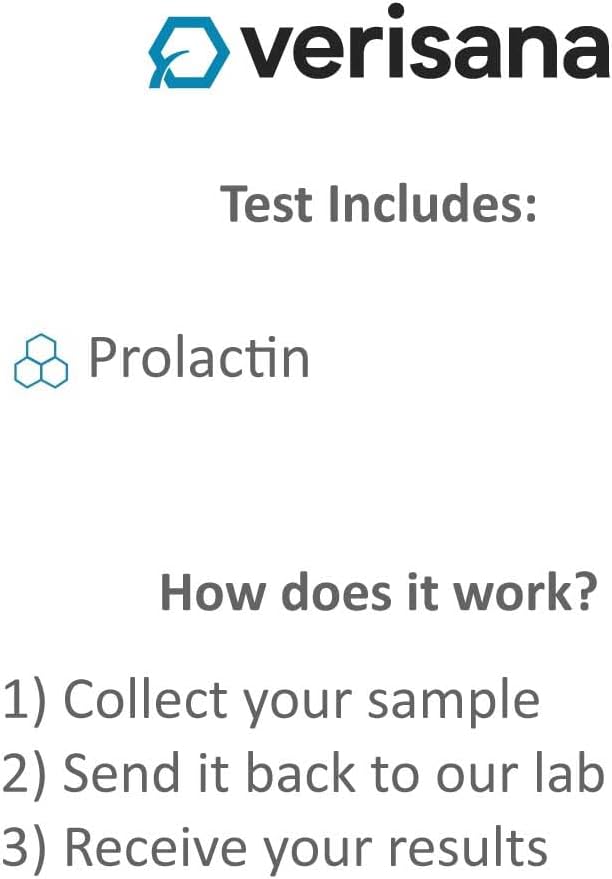Prolactin Test for Women – Essential for Assessing Reproductive Health – Convenient Home Testing – Analysis by CLIA-Certified Lab – Verisana