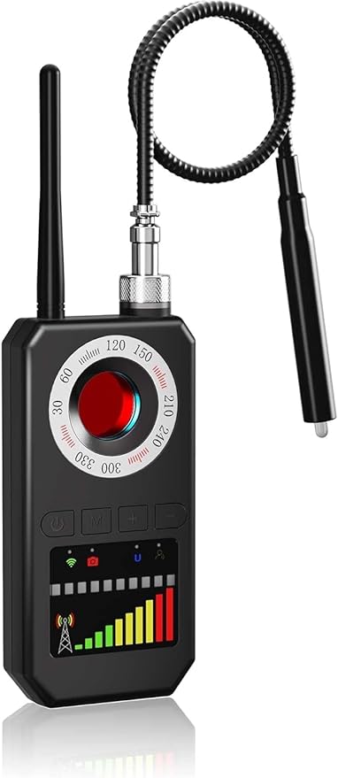 Hidden Camera Detectors,Bug Detectors, GPS Tracker Detector,Hero Privacy Pen, rf Detector,Anti spy Detector,Listening Device Detectors in Travel,Car,Bath,Office,Hotel to Protect Privacy;（Black）