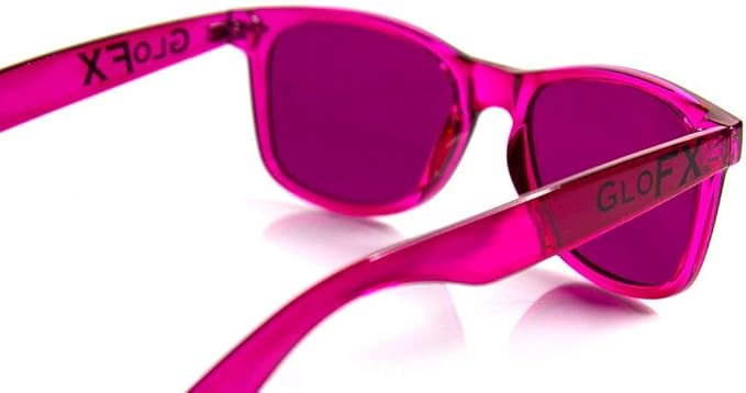 GloFX Magenta Color Therapy Glasses Chakra Glasses Relax Glasses