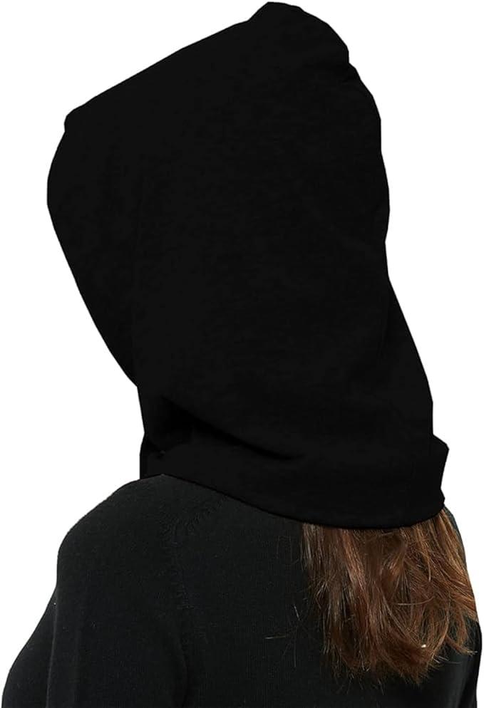 Faraday Protection Hat, RF Shielding Hat for WiFi Protection, Covering Neck, Head, Black