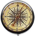 Old Compass Pill Box Vintage Compass Candy Box Steampunk Retro Nautical Candy Box