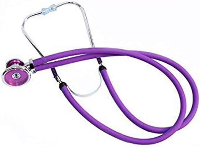 Santamedical Adult Deluxe Aneroid Sphygmomanometer with Stethoscope - Blood Pressure Cuff Durable and Carrying Case - Manual Blood Pressure Cuff Purple