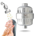 15-Stage Shower Filter for Hard Water | Universal High-Output Cartridge | Removes Chlorine, Heavy Metals for Softer Skin and Hair (15 Stage Shower Filter)