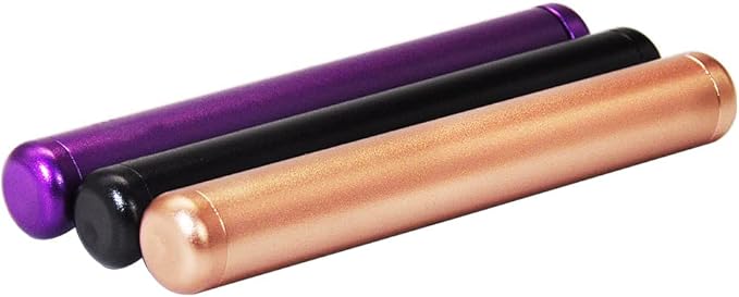 6 Pack Waterproof Aluminum Metal Tube Conetainer,4.3 inch Metal Storage Cases,Pocket-Sized for Purse Travel Outdoors