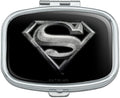 Superman Steel Logo Rectangle Pill Case Trinket Gift Box