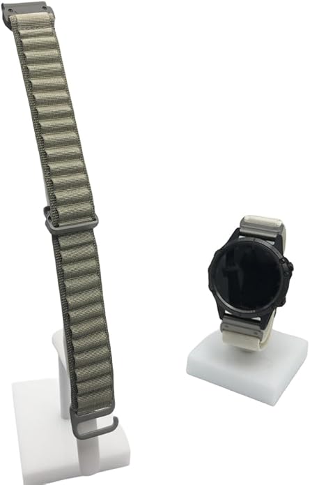 Custom Fit by Wrist Size, Small & Large Wrists, for Garmin Nylon Watch Band –– Compatible with QuickFit 20mm / 22mm / 26mm, Fenix 7, Instinct 2X, Forerunner, Epix, Tactix, MARQ, quatix, Approach
