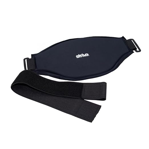 Strive Back Ice Pack Wrap, Hot & Cold Therapy Wrap for Soothing Relief and Support, Adjustable Compression for Comfortable Healing, Perfect for Back Pain and Muscle Recovery, Black
