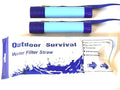Galaxy Personal Portable Water Filter Straw Filtration Purifier for Hiking, Camping, Hunting, Travel, Outdoor Emergency Survival Detachable. (2 Packs)