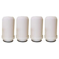 Water Stream by Little Luxury, Replacement Ceramic and Carbon Water Filters For The Luxury Home Tap Water Filter, Faucet Filtration System, Reduces Lead, Chlorine and More, 4-Pack