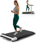 3-in-1 Walking Pad with Incline,2.5 HP Under Desk Treadmill for Home Office,265 LBS Compact Walking Treadmill with LED Display,No Assembly