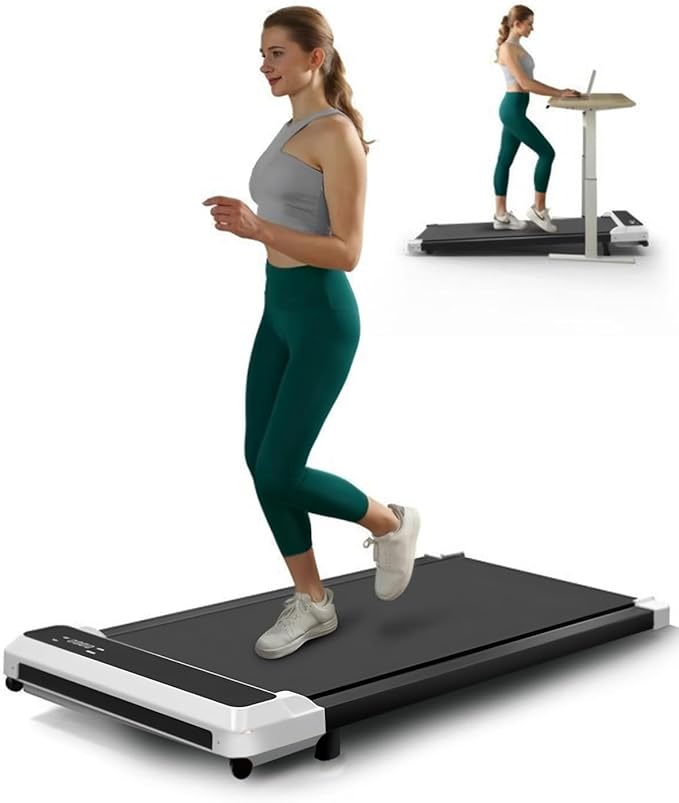 3-in-1 Walking Pad with Incline,2.5 HP Under Desk Treadmill for Home Office,265 LBS Compact Walking Treadmill with LED Display,No Assembly