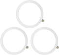 TENOC Universal Metal Ring Sticker for Magnetic Charger Compatible with iPhone/Samsung/Android All Cellphones, Magnetic Mount/Phone Holder Conversion Accessories, 3Pcs, White