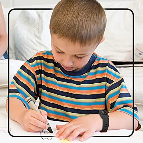 Silicone Bands Compatible with Fitbit Ace 3,Waterproof Soft Replacement Bands for Ace 3 Bands for Kids Boys Girls Bracelet Accessories Sports Band Compatible with Fitbit Ace 3 Activity Tracker(Black, Blue, Gray, Mint Green,Lilac)
