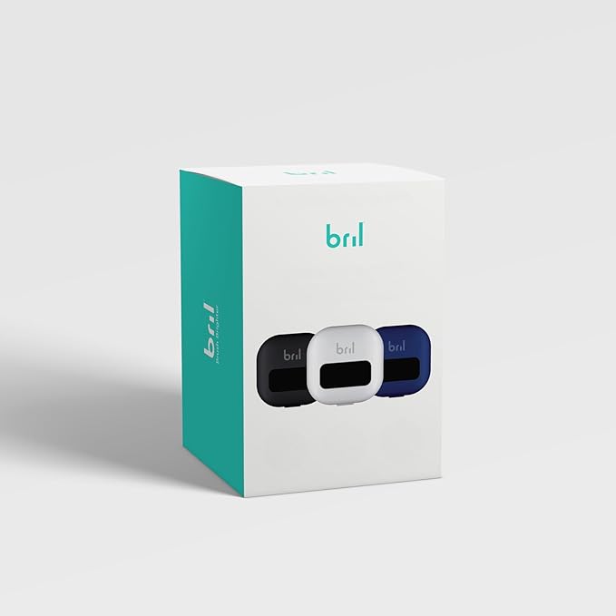 Bril UV-C Toothbrush Sanitizer – Portable Cleaner & Travel Toothbrush Holder – 3-Minute Sanitizing Cycle with Rechargeable Battery, Magnetic Holder & Mounting System - Durable, Universal Fit – 3 Packs