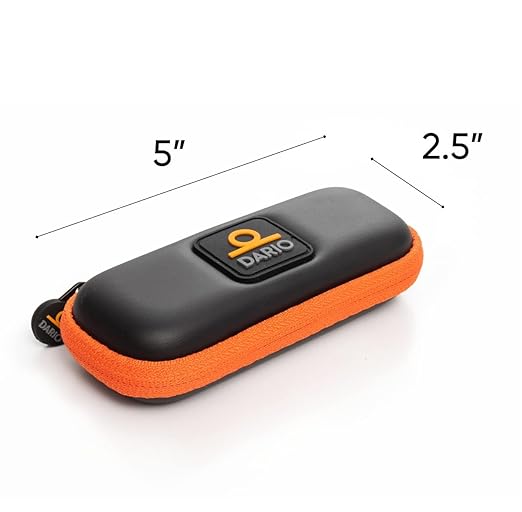 Dario Bundle: Smart Glucose Monitor Kit: Travel Case (Black), Glucometer, 125 Test Strips, 110 Lancets (USB-C Android Only)