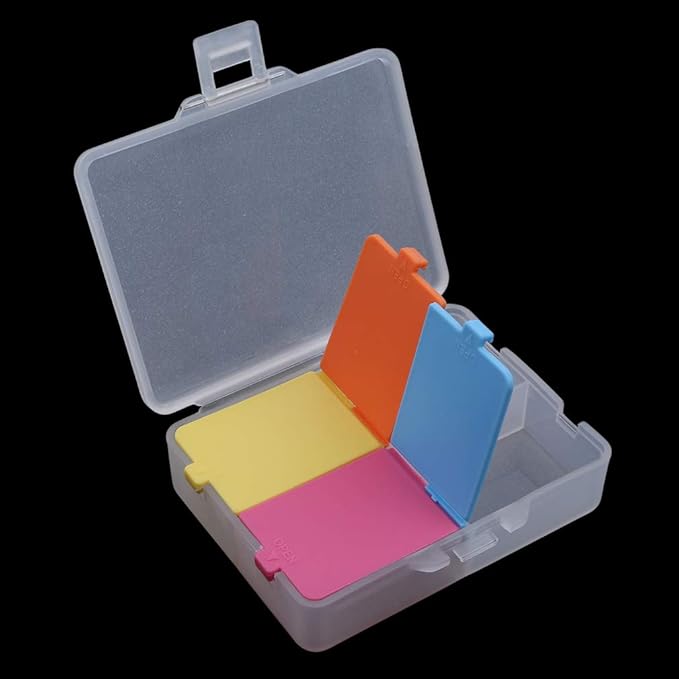 Portable Pill Box Small Pill Container Travel Pill Organizer Case Plastic Pill Storage Case
