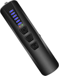 AI Hidden Camera Detector, Anti-Spy Camera Finder RF Signal & WiFi Scanner Hidden Devices Detector for GPS Trackers, 4 Modes for Hotel, Bathroom, Office, Car Travel Security (Black)