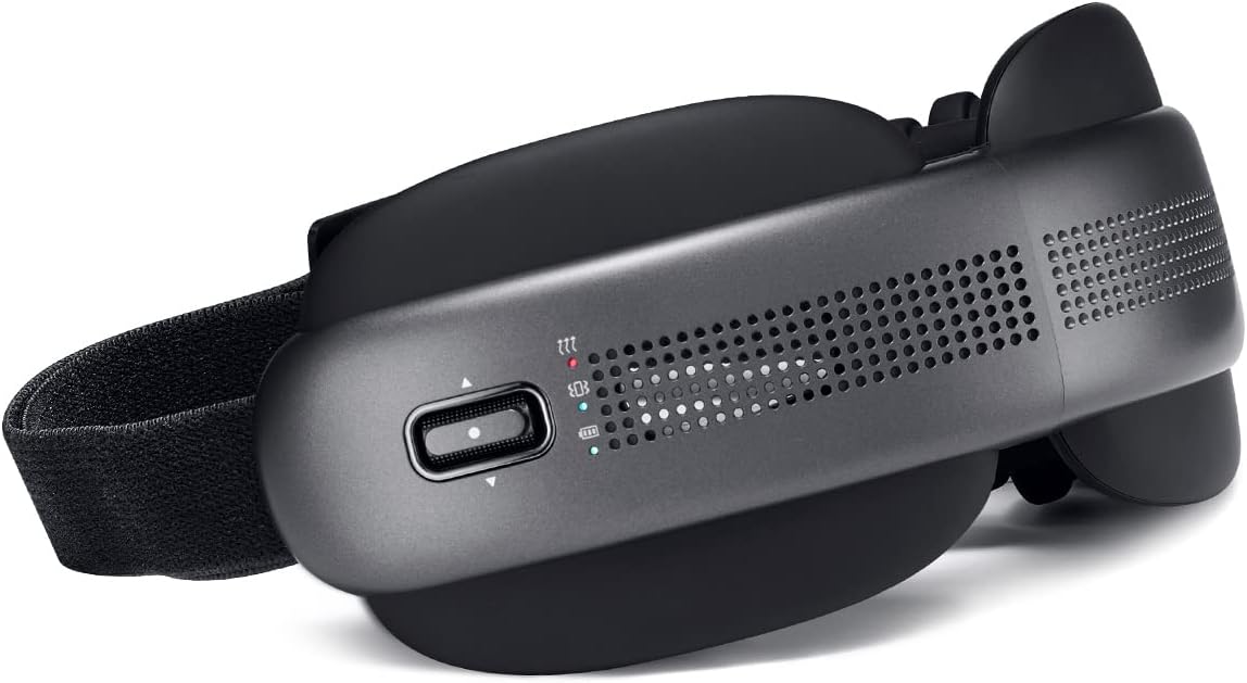 Be Relax Dynamic Eye Therapy Portable Travel-Friendly Cordless Massager. Eye Fatigue and Dryness Solution. Various Massage Heads. Enhance Relaxation. in Built Music.