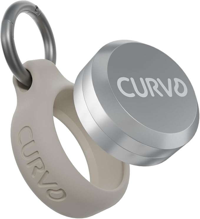 CURVD Premium Carrying Case - Durable Travel Keychain Container, Small Waterproof Holder for Earplugs, Pills, Coins Compatible with Loop, Eargasm & Vibes, or Compact Mini Purse Pill Box (2 Pack)