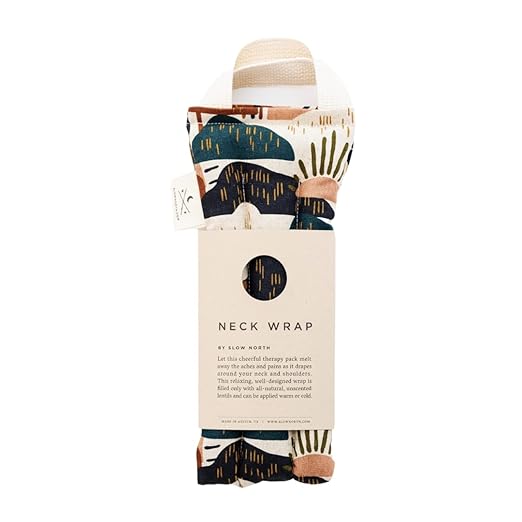 Slow North Hot & Cold Neck Shoulder Wrap: Natural Relief from Shoulder and Neck Ache, Menstrual Cramps Relief, and Stress Reduction