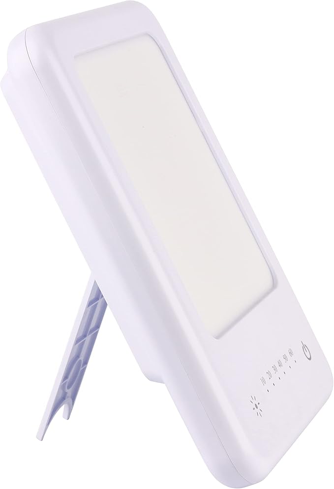 TheraLite Glow Bright Light Therapy Lamp - 10,000 LUX LED Lamp - Sun Lamp Mood Light to Fight Low Energy and Sunlight Deprivation, White Light Box Therapy