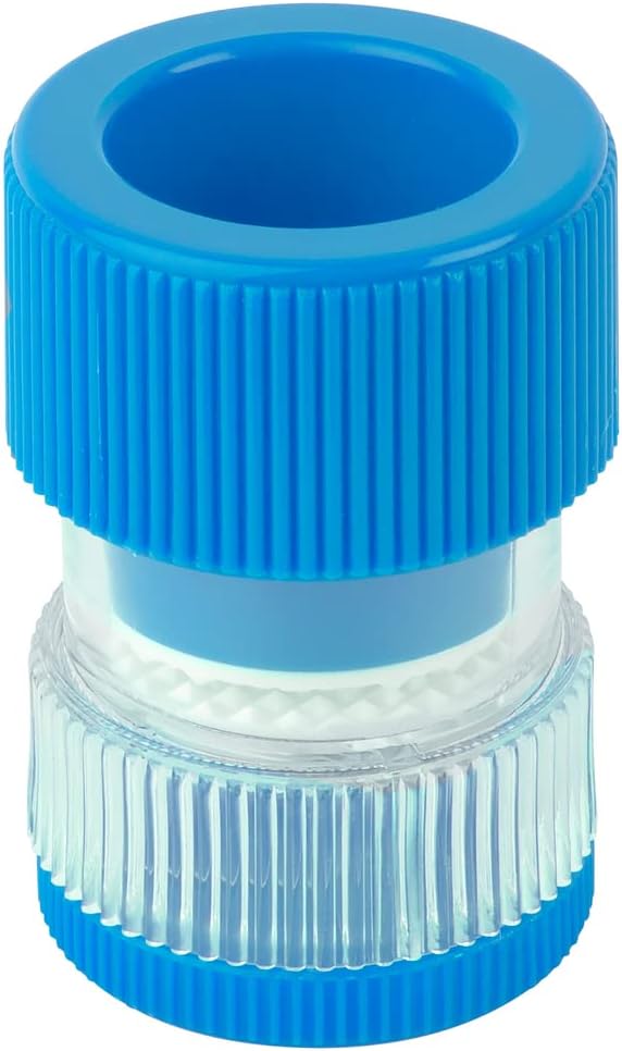 EZY DOSE Crushes Pills, Vitamins, Tablets, Storage Compartment, Removable Drinking Cup, Portable Design, Designed for Travel, Blue, BPA Free