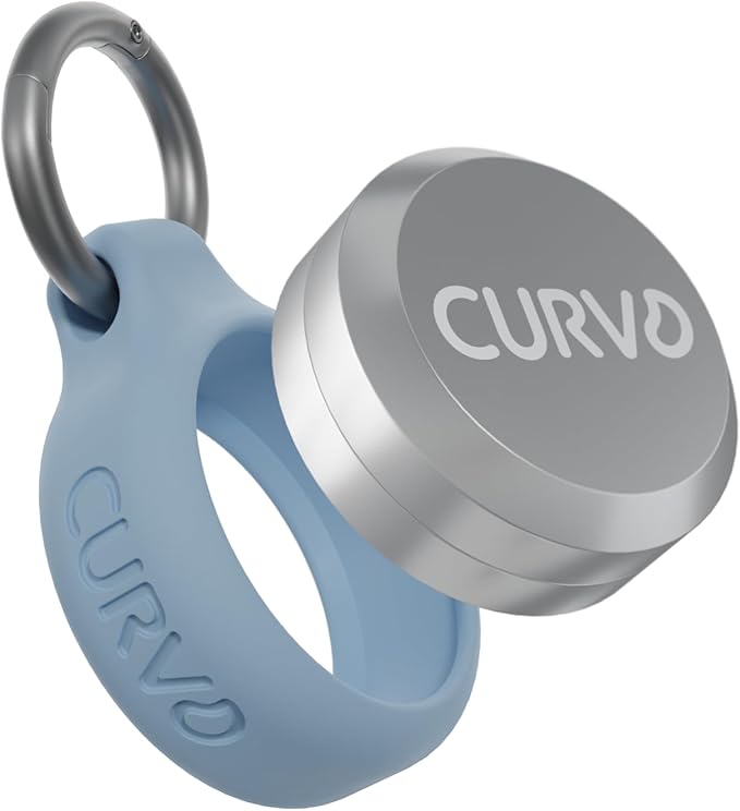 CURVD Premium Carrying Case - Durable Travel Keychain Container, Small Waterproof Holder for Earplugs, Pills, Coins Compatible with Loop, Eargasm & Vibes, or Compact Mini Purse Pill Box (2 Pack)