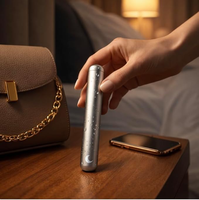 Brando Moon Small Metal Pill Container Tube – Durable Compact Pocket Pill Case 4.5” – Water-Resistant, Travel-Ready Design for Medications, Vitamins & Small Items – Lightweight Easy to Carry
