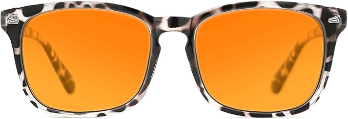 TIJN Blue Light Blocking Glasses for Women Men Clear Frame Square Nerd Eyeglasses Anti Blue Ray Computer Screen Glasses