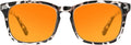 TIJN Blue Light Blocking Glasses for Women Men Clear Frame Square Nerd Eyeglasses Anti Blue Ray Computer Screen Glasses