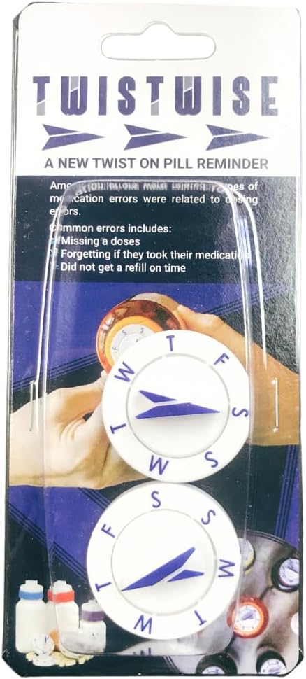 Twistwise™ Once Daily Dosage Tracking Dial - 2-Pack