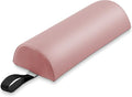Saloniture Half Round Neck Massage Table Bolster Pillow Pad - 13 x 6 x 3 Inch - Pink