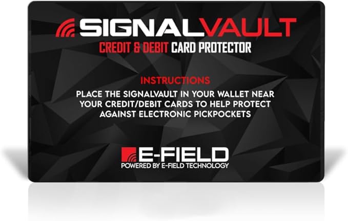SignalVault Credit & Debit Card Protector - As Seen On Shark Tank