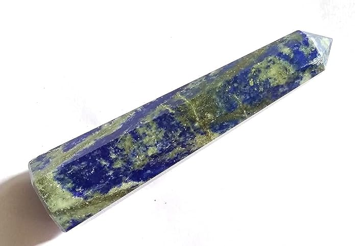 WholesaleGemShop 3 Inch Gemstones Obelisk Tower Jumbo Facet Aura Rock Crystal Natural Polished Earth Wand Spirit