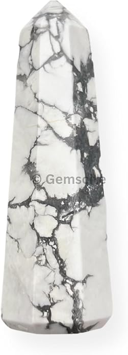WholesaleGemShop 3 Inch Gemstones Obelisk Tower Jumbo Facet Aura Rock Crystal Natural Polished Earth Wand Spirit