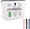 Charging Cable Organizer Bag Pouch Travel Elastic Silicone Cable Straps Cord Organizer Anti Loss Portable Earphone Plug Charger Storage Bag Data Cables Protector Cover Charge Cord Tie Wrap Protection