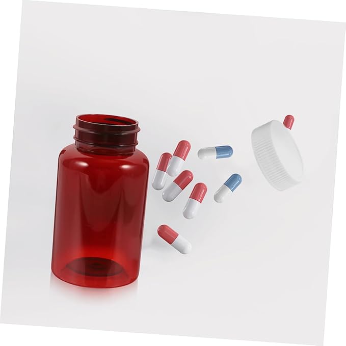 16Pcs Empty Pill Bottles with Caps Travel Friendly Medicine Storage Containers for Organizing Pills and Medications Ideal for Home the Go Use