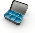 Tin Organizer Insert Compatible with Popular 1.76oz Mint Tins – Divider for Weekly Pills, Candy, Jewelry, Fishing Tackle, Hobby Supplies, and Small Parts