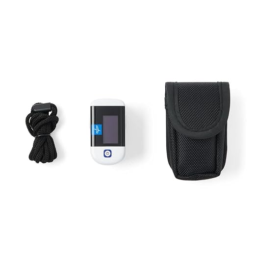 Medline Soft-Touch Bluetooth Fingertip Pulse Oximeter, One Each