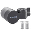 VEVOR Faucet Mount Water Filter, Horizontal Water Purifier for Sink Tap, NSF Certified Carbon Fiber Filter, Removes Chlorine Lead with 3 Filters, Fits Most Kitchen or Bathroom Faucets, Gray