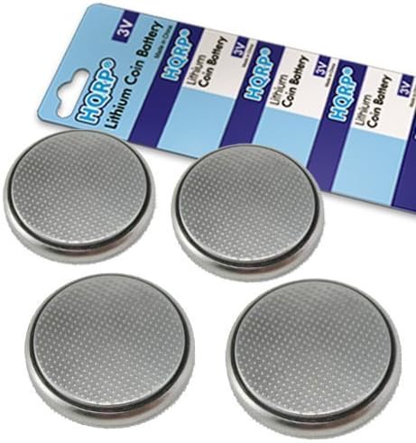HQRP 4-Pack Lithium Battery Compatible with Freestyle Lite Blood Glucose Meter, Sugar Monitor