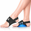 Fit Geno Arch Support Brace for Plantar Fasciitis, Heel & Foot Pain Relief – Adjustable Compression Wrap with Gel Cushion for Flat Feet & Fallen Arches, Non-Slip Support for Men & Women