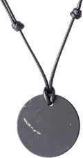 Shungite Pendant Necklace - Harmonizing Shield Defense - Wearable Shungite Crystal for Stress Down and Vitality Up - Shungites Stones from Russian Mine