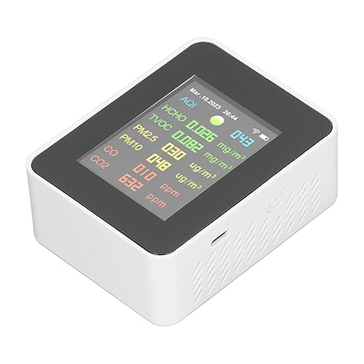 Air Quality Monitor Gen, Air Quality Monitor Indoor Detects with LCD Digital Display,Multifunctional Indoor Test Meter for Bedroom, Smart Home