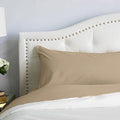 PeachSkinSheets Cooling Bed Sheets for Hot Sleepers - Ultra-Soft Breathable Luxury Microfiber Sheet Set, Moisture-Wicking, Deep Pocket, Oeko-TEX® (Full Size, Light Mocha)