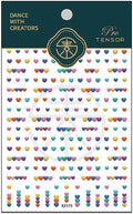 Small Cute Sticker 3D Relief Design Decals for iPhone 17 PRO / 17 PROMAX Cell Phone Camera Screen Lens,for NintendSwitch Game Handle Controllers，Scrapbooking Laptop Diary Planner Collage DIY (KX-175)