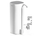 Countertop Water Filter, Upgraded 8000G Alkaline Water Filtration System with Universal Rotating Faucet Extender for Sink Faucet, Reduces 99.99% Chlorine, Heavy Metals, Bad Odor, OM-CF06(1 Filter)
