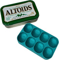 Pill Organizer Insert Compatible with Altoid Tin Cans | Reuse Cans for Discreet Pill Storage | 7 Day Outline Embedded Pill Dispenser | Made in USA (Teal)